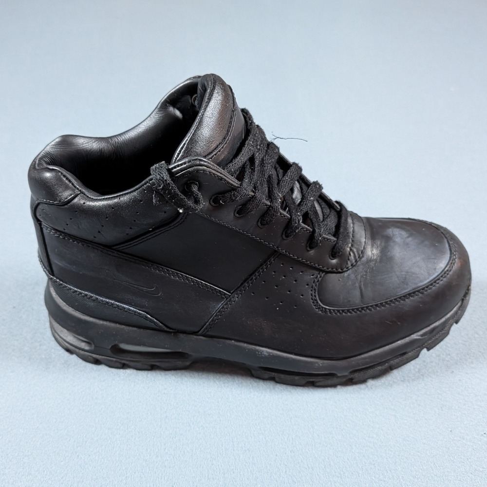 Nike ACG Air Max Goadome Boots Mens 11.5 Black Leather Waterproof 599474-050